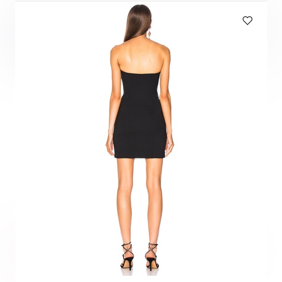 NWT FAITH CONNEXION Embellished Black Strapless Mini Dress M / L $1000 Retail - Picture 6 of 15